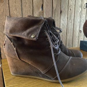 Mad love brown booties